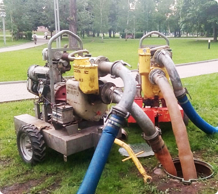 Pumping water Pumping water
